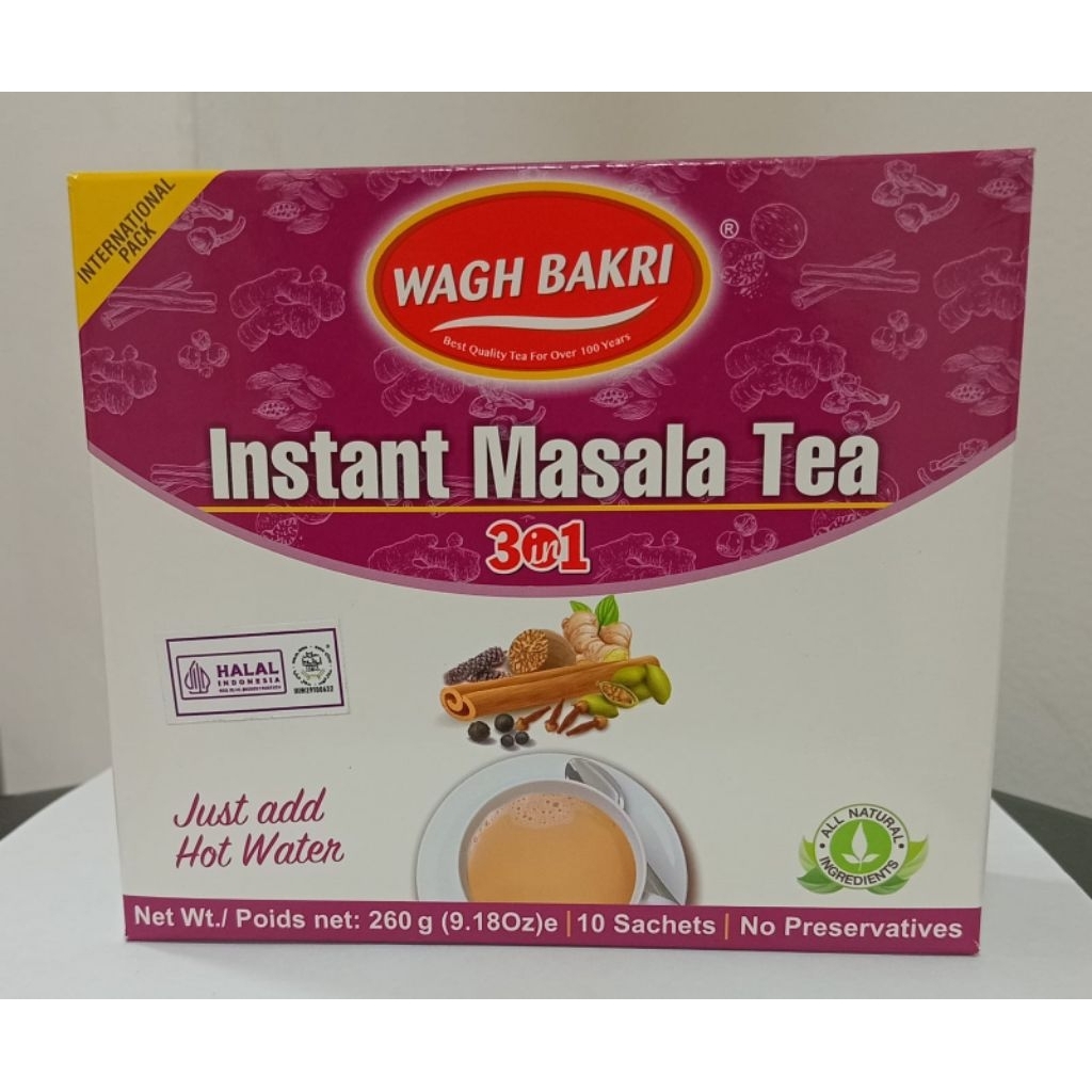 

Wagh Bakri Instant Masala Tea @260 gr
