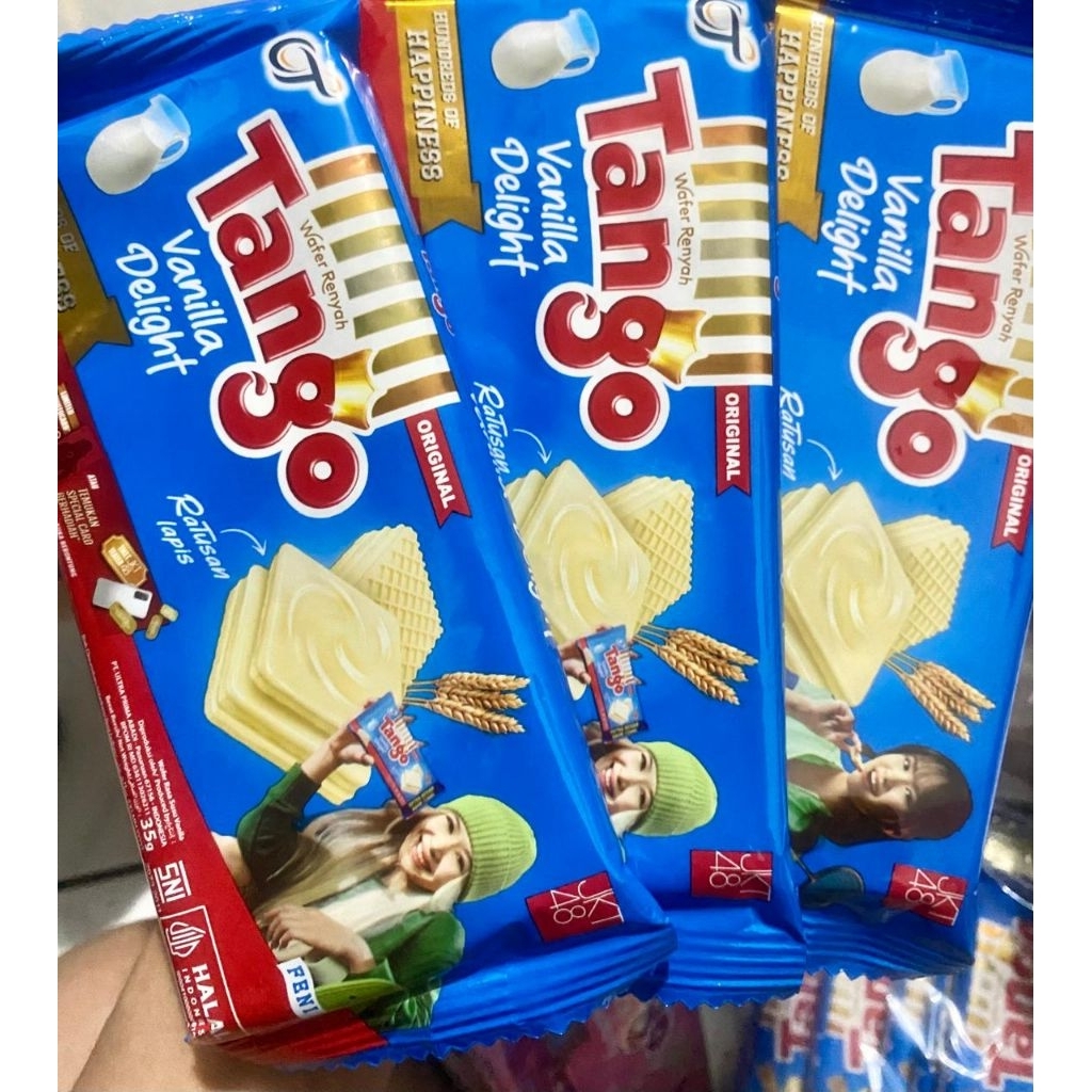 

Tango Original Wafer 35gram Cokelat Strawberry Vanilla