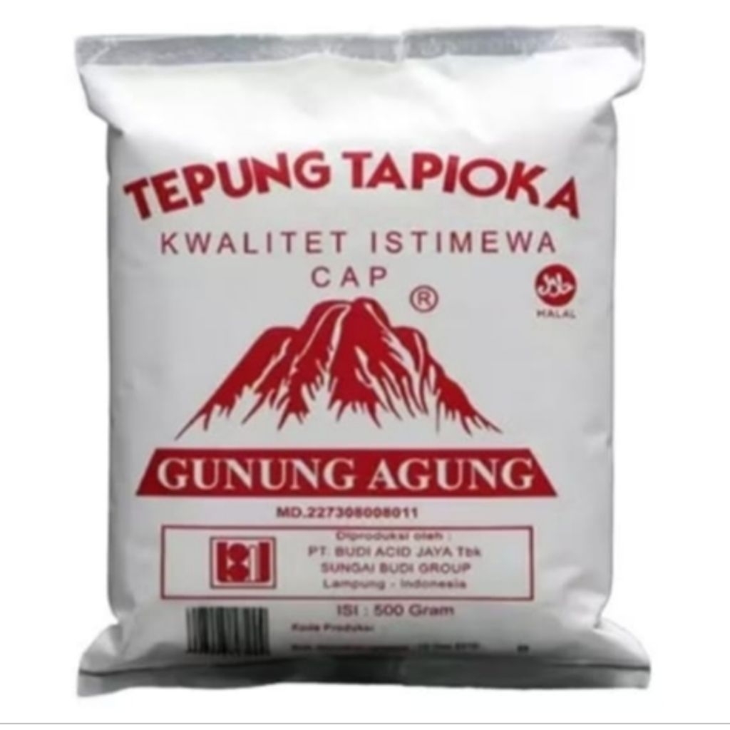 

Tepung Tapioka cap Gunung Agung 500 gr Tepung Tapioka Murah