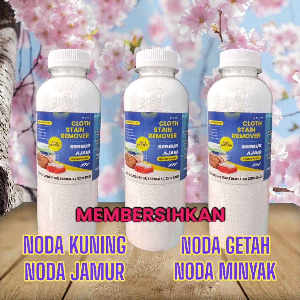 SERBUK AJAIB CLOTH STAIN REMOVER DOUBLE POWER 250Gram
