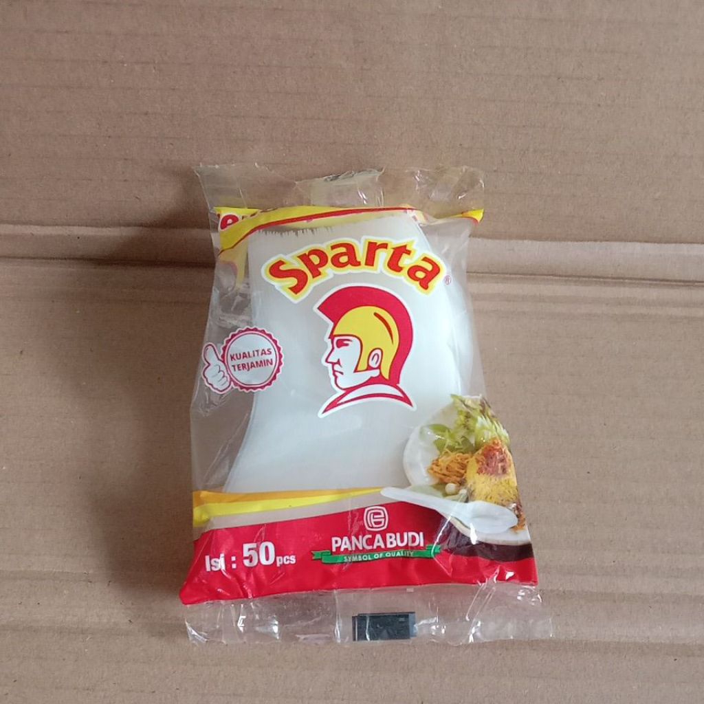 Sendok plastik / Sendok Bebek Bening - sparta
