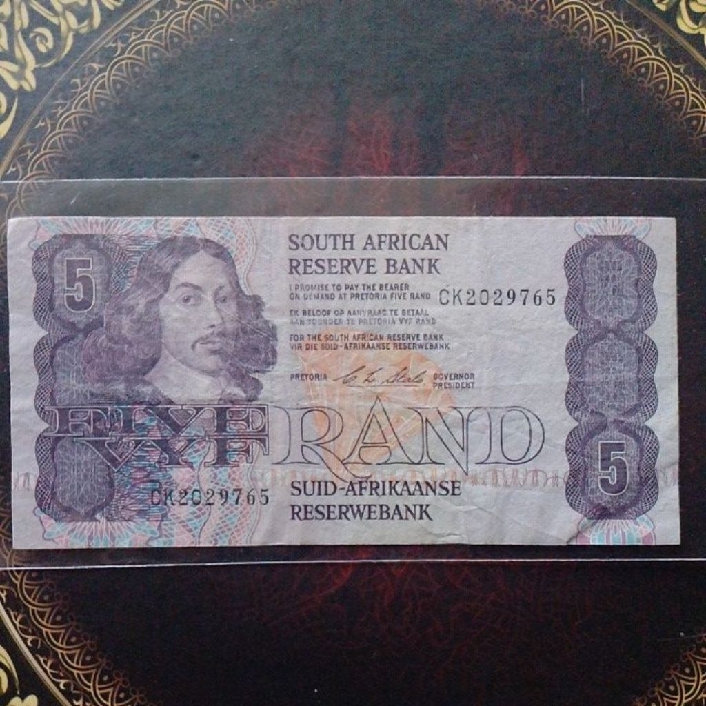 Uang Afrika Selatan 5 rand 1973 vf