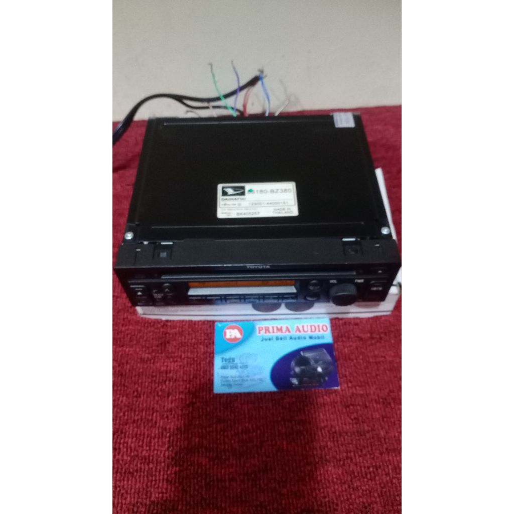 Head unit single disc Toyota original Avanza