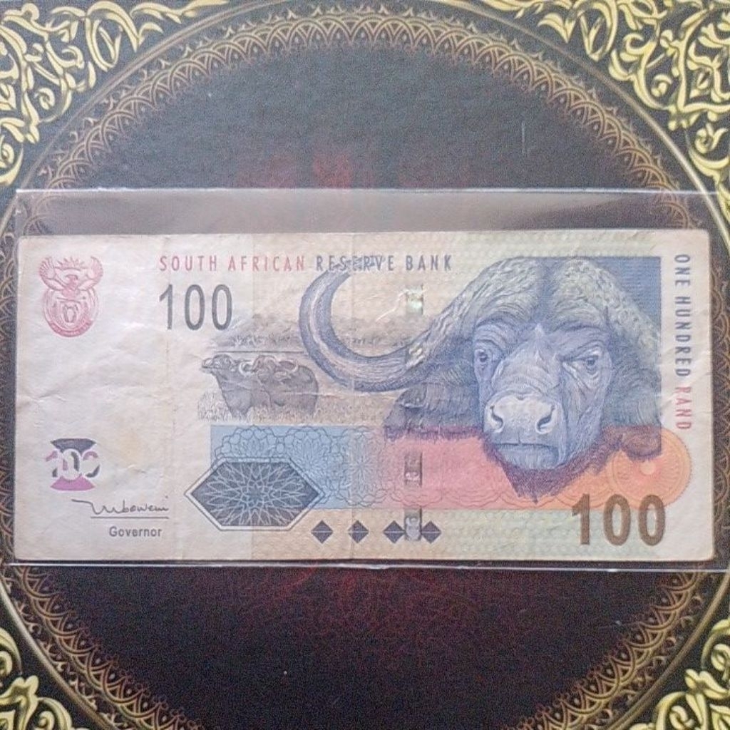 Uang Afrika Selatan 100 rand vf