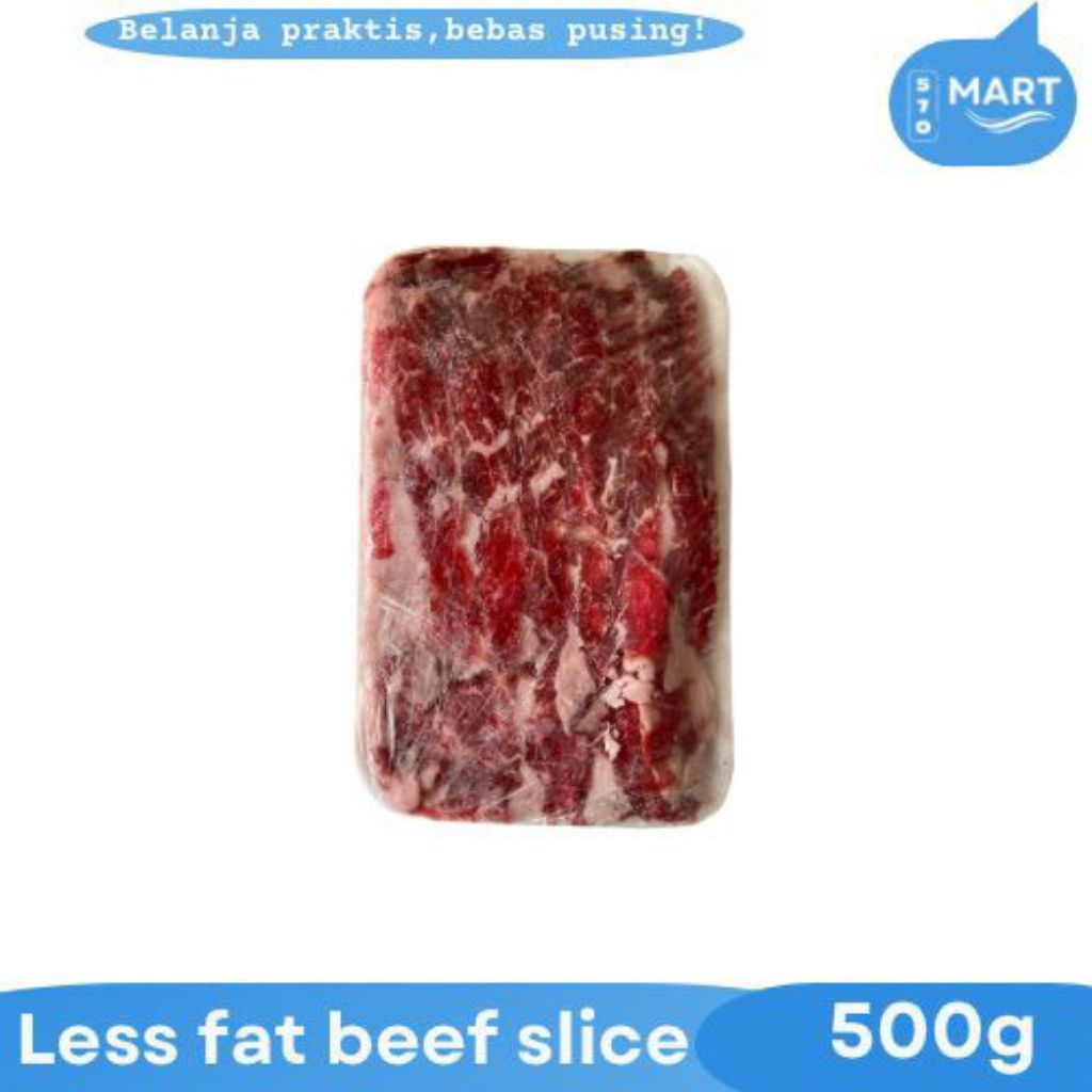 

Less fat beef slice AUS daging Sapi rendah lemak 500gr