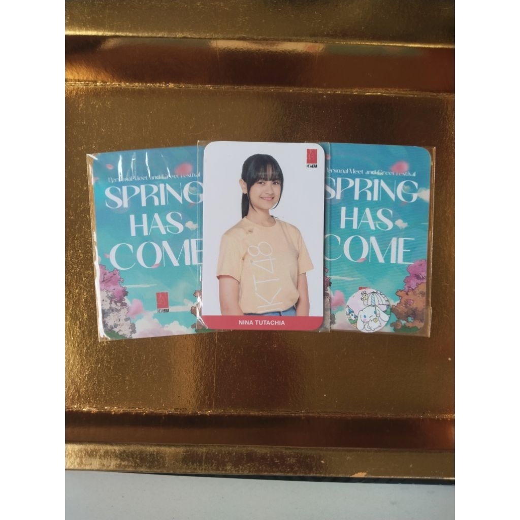 photocard nachia spring has come nachia