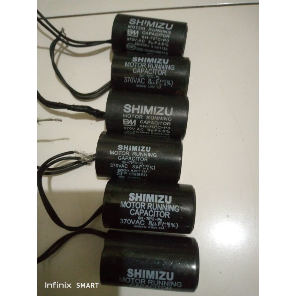 capacitor shimizu VAC 370 8UF