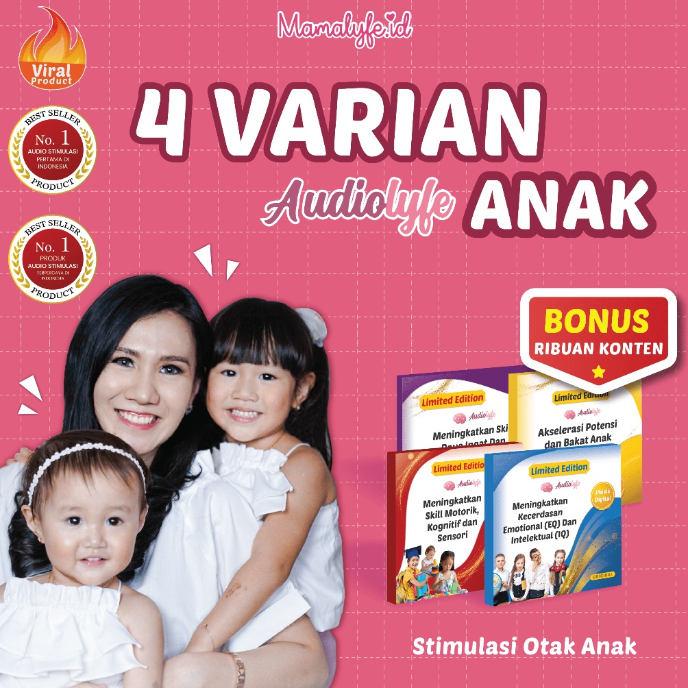 KODE I76L Audiolyfe Stimulasi Otak Anak Atasi Speech Delay Sulit Fokus Tantrum