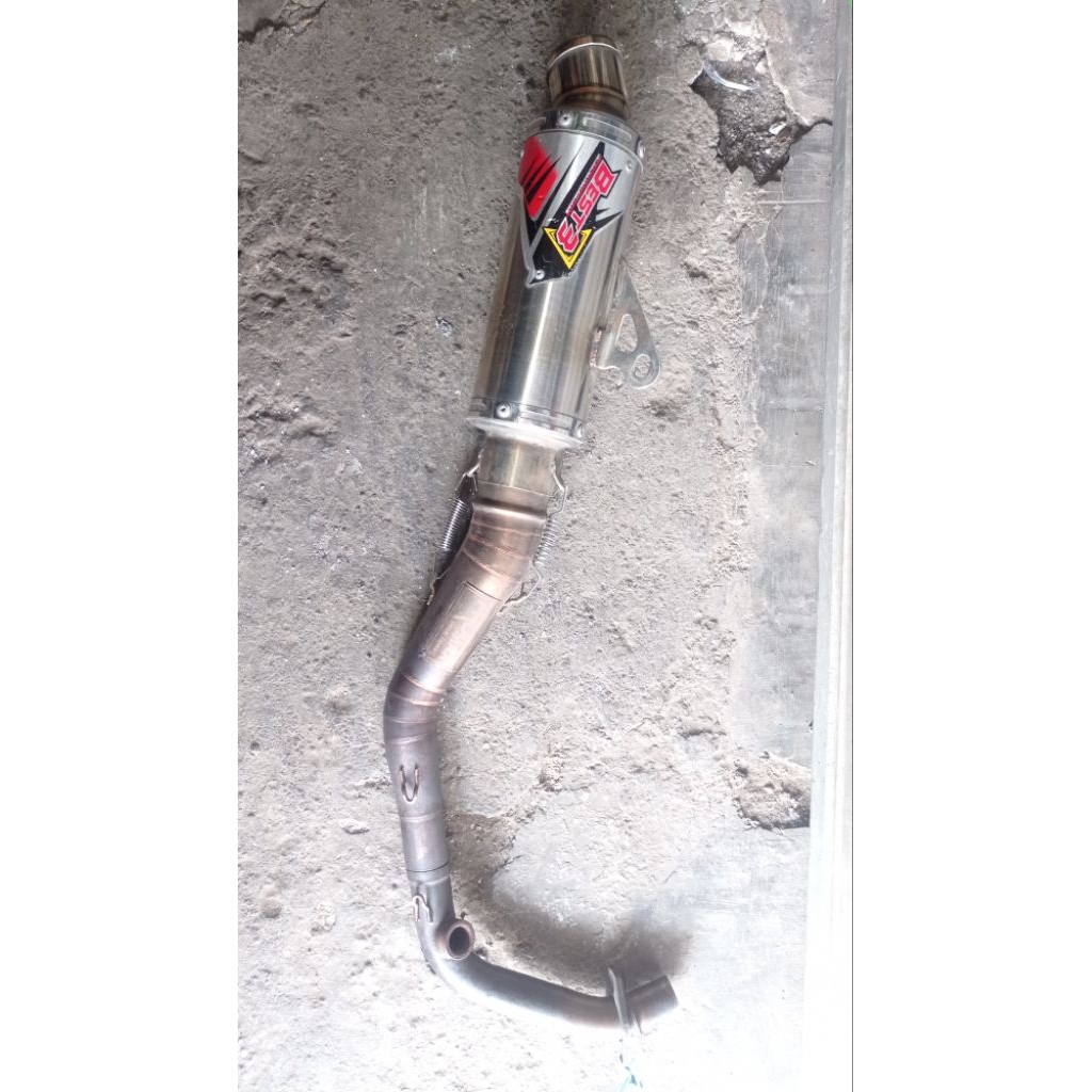 knalpot best 3 vespa matic iget in 50