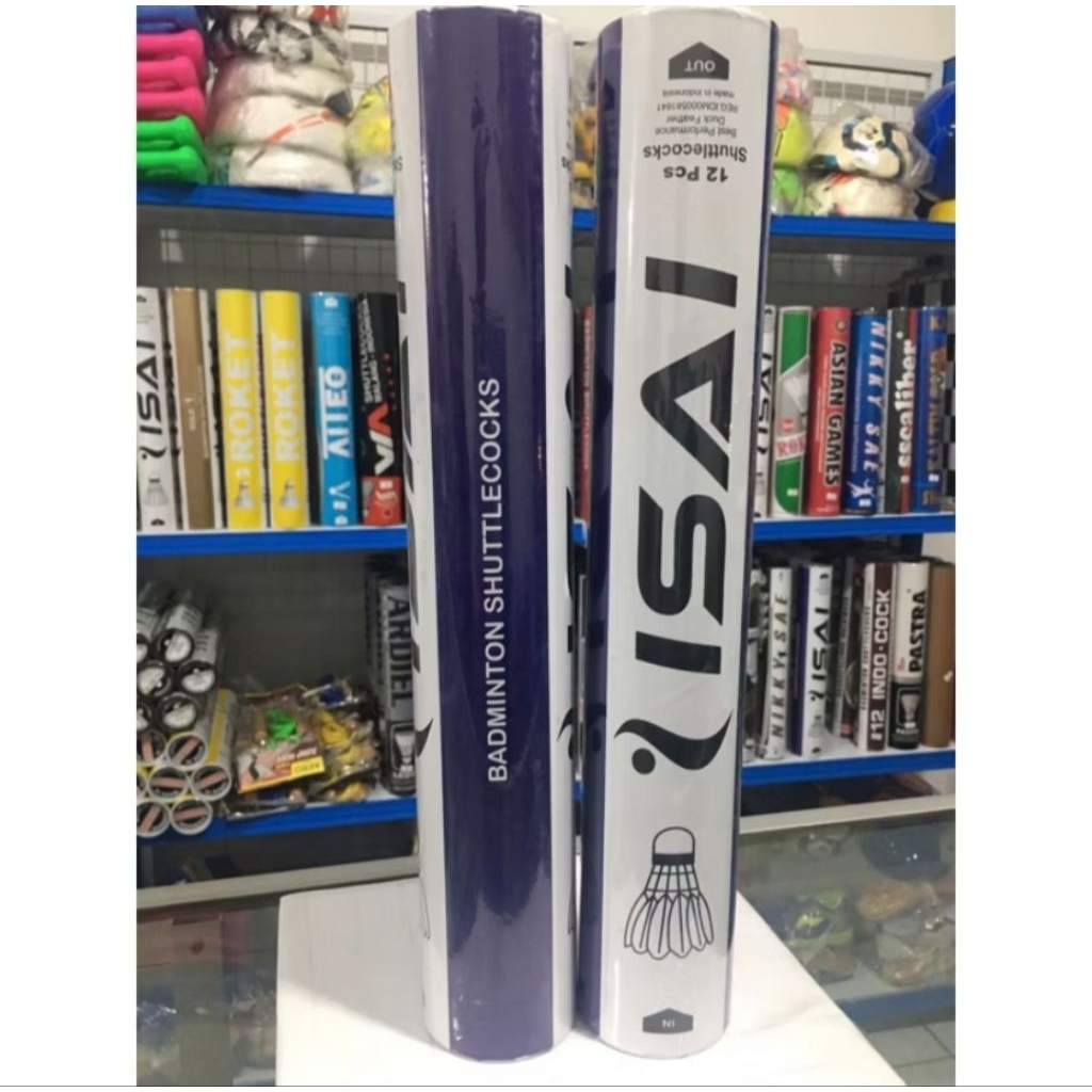 Shuttlecock Badminton Isai Biru Kok