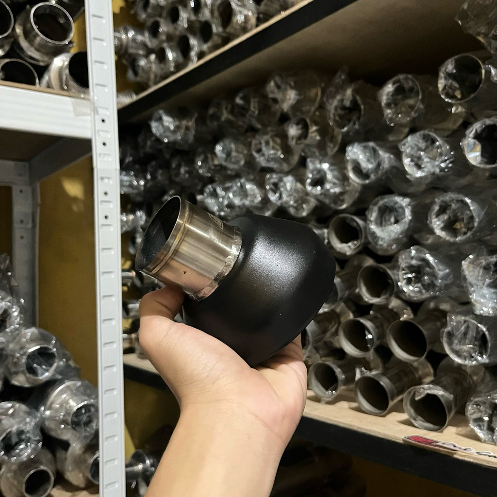 (DRAG SERIES) Moncong Corong Tutup knalpot type Drag Series model Rxp untuk Knalpot Standar Bobokan 