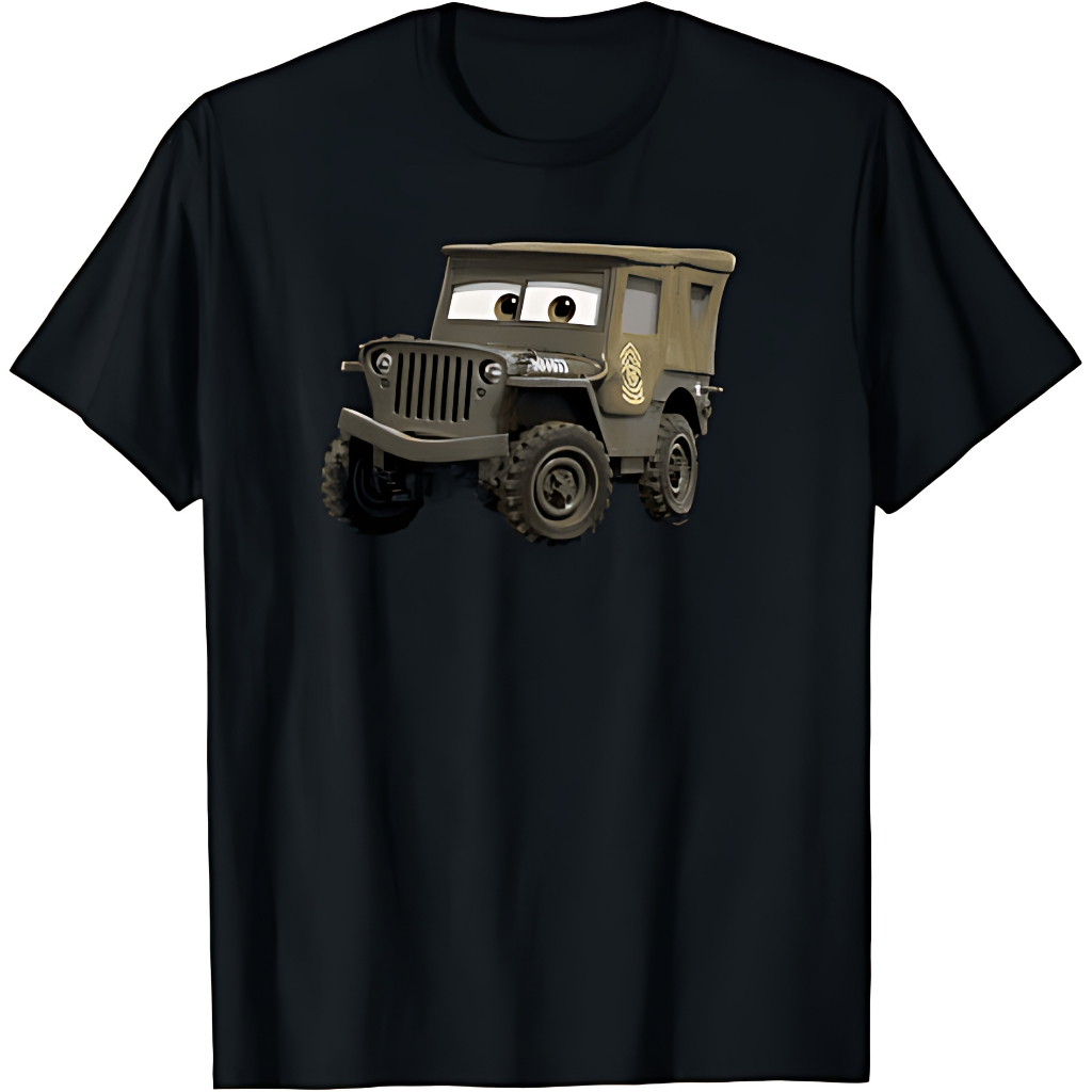 Disney PIXAR Cars Sarge 1942 Jeep Veteran’s Day T-Shirt