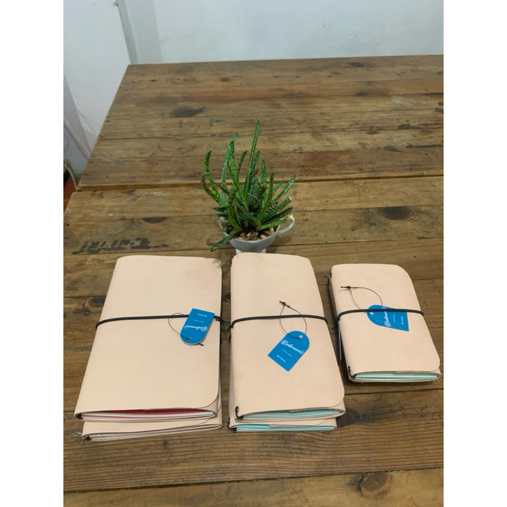 

Notebook Polos Kulit Nabati (gratis custom nama)