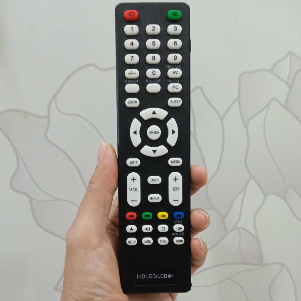 Remot TV Ikedo LED LCD tanpa setting