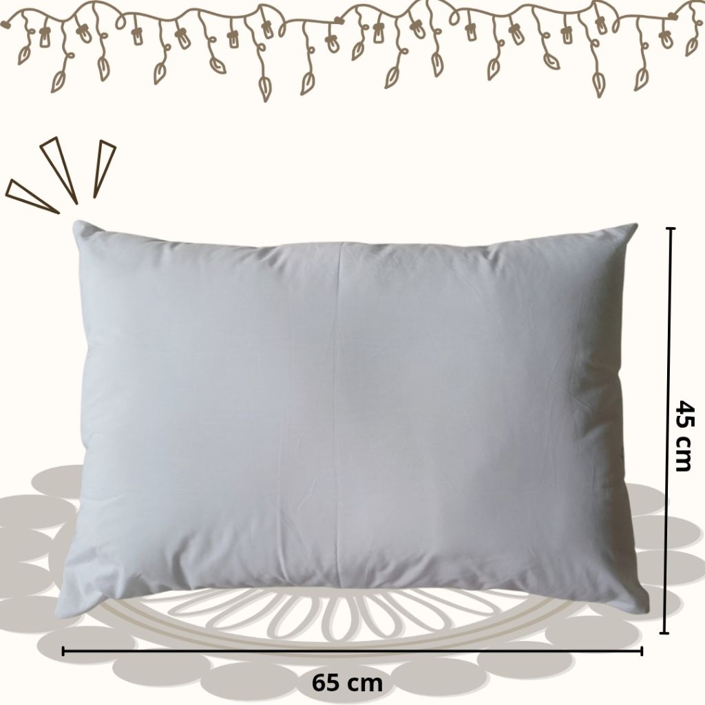 Bantal Tidur Isi Kapas Silikon Lembut