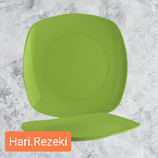 [1 LUSIN] PIRING MAKAN CEPER PETAK MELAMIN