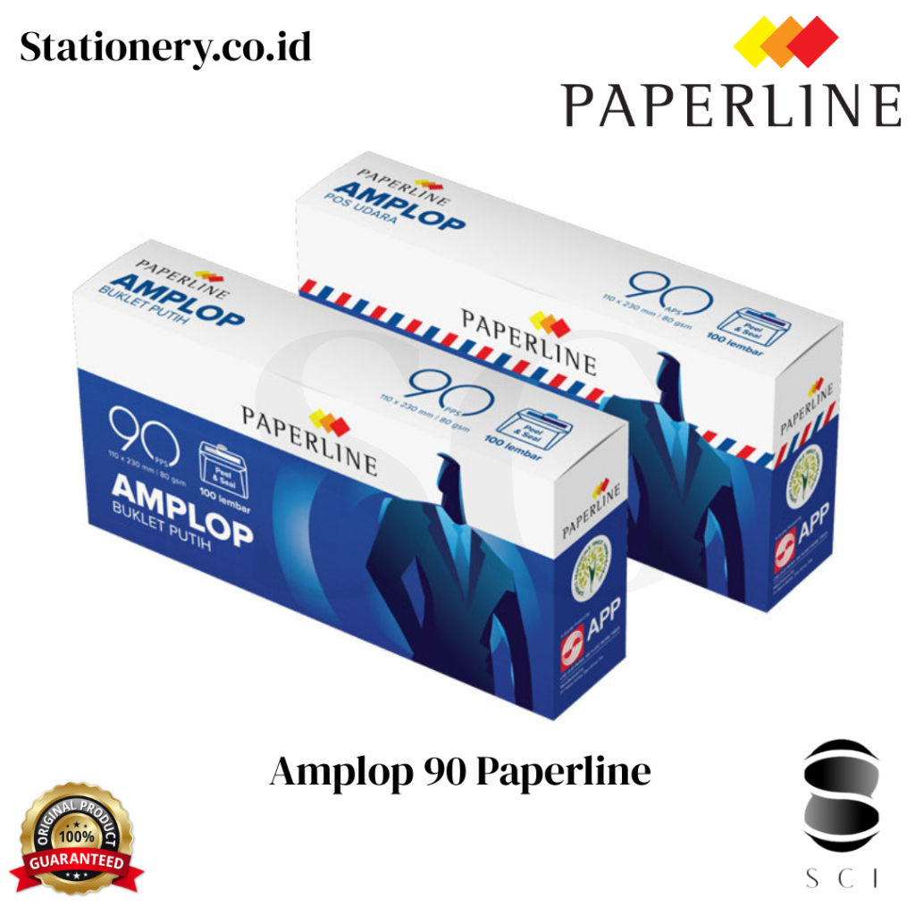 

Amplop 90 Paperline isi 100 Lembar / Amplop Puith Besar Paperline / PPL EV 90 PPS