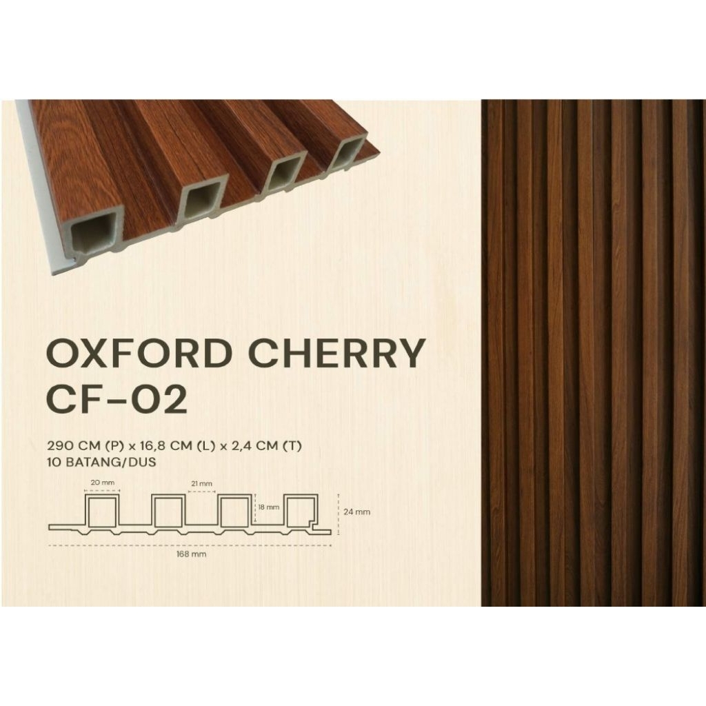 Wallpanel PVC Dinding Motif Kayu / PVC Wall Panel Dinding Kisi Kisi  Motif Kayu