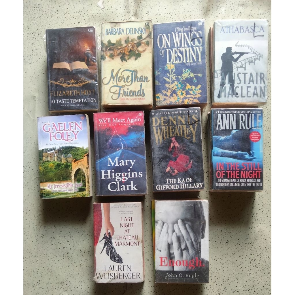 Buku Novel, TO TASTE TEMPTATION, KISS THE GIRLS, LOIN'S DAUGHTER, DANGEROUS MIND, INTEREST OF JUSTIC