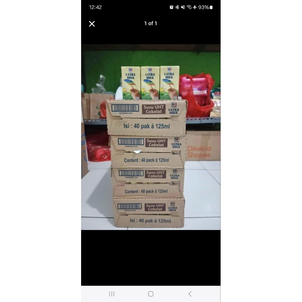 

susu ultramilk 125 ml