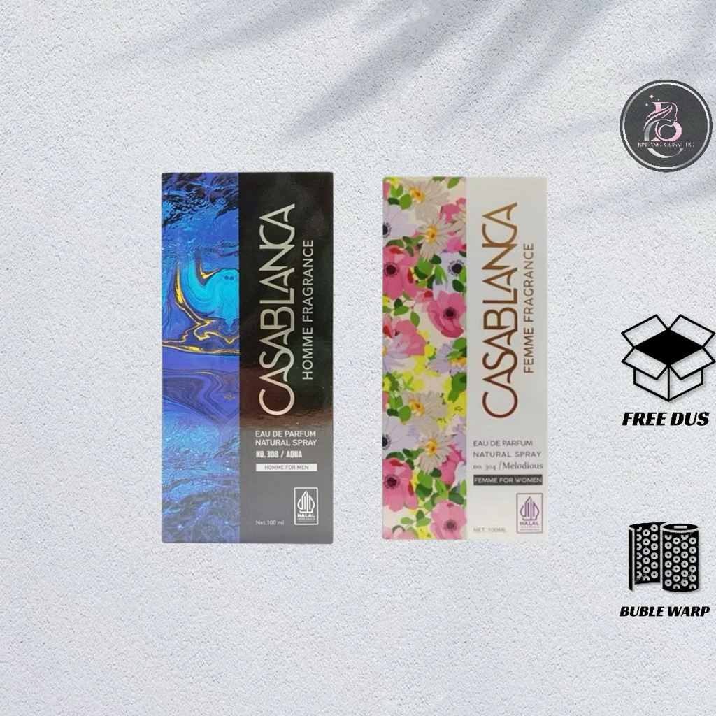 Casablanca Aqua Homme Fragrance - Parfum Casablanca Botol Kaca Aqua