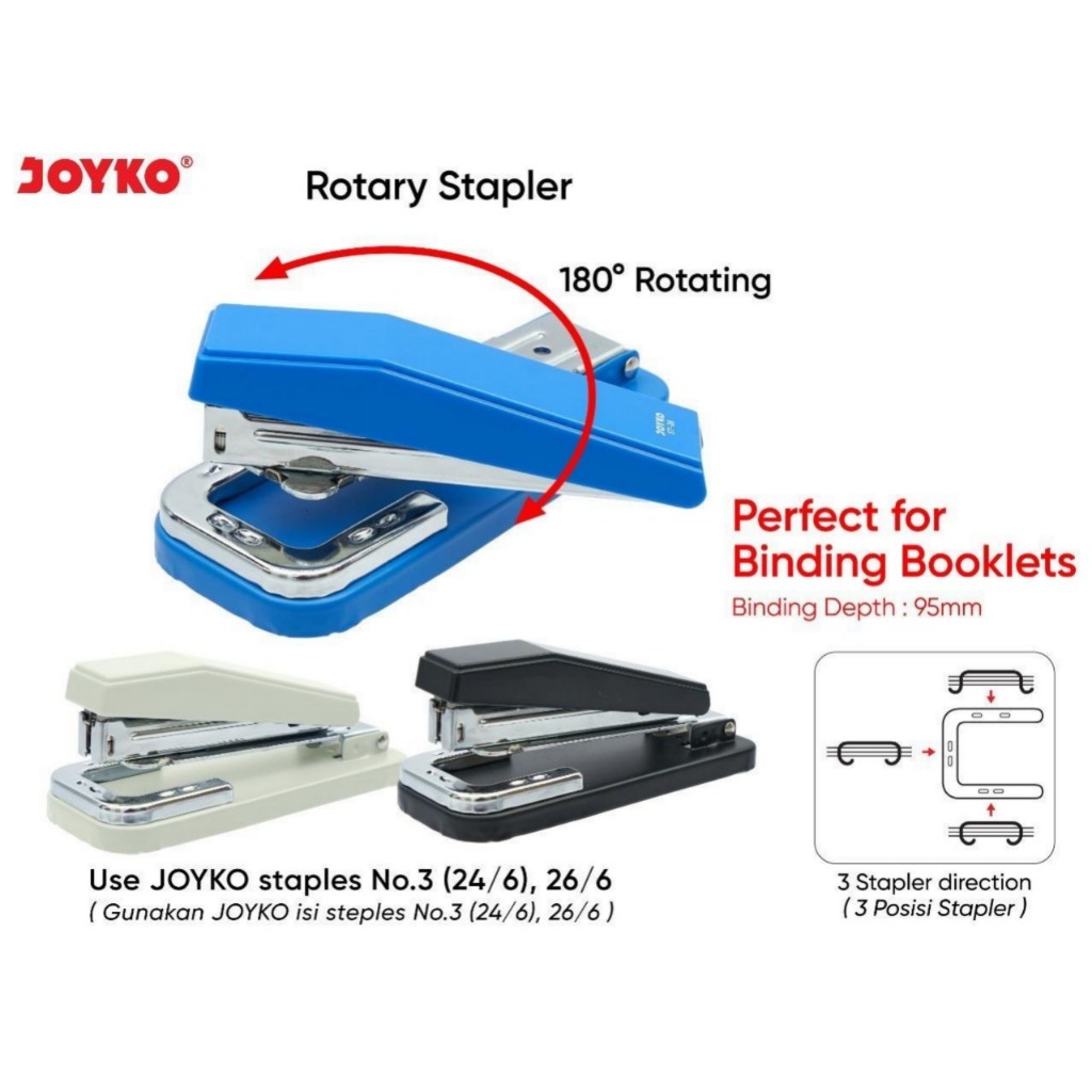 

JOYKO Rotary Stapler Stepler Putar Jepretan ST-26