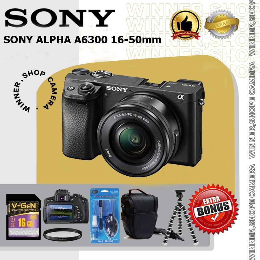 KAMERA SONY A6300 Kit 16-50mm Camera Sony Alpha 6300 Kit Kamera Mirroless Sony