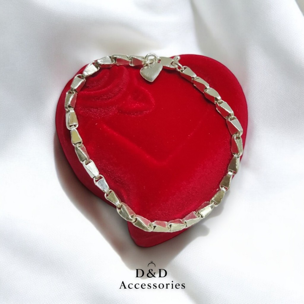 Gelang Padi Dewasa Perak Murni