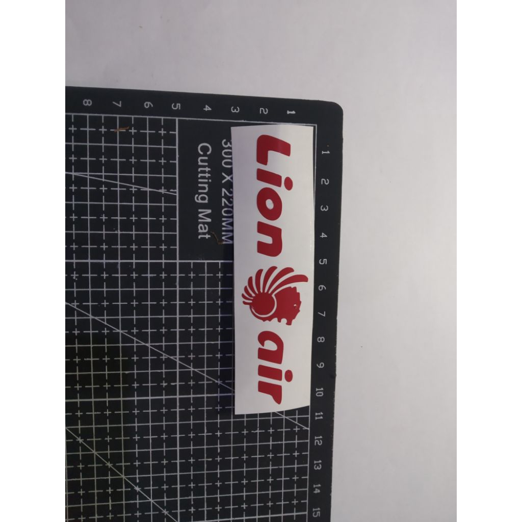 

stiker cutting lion air