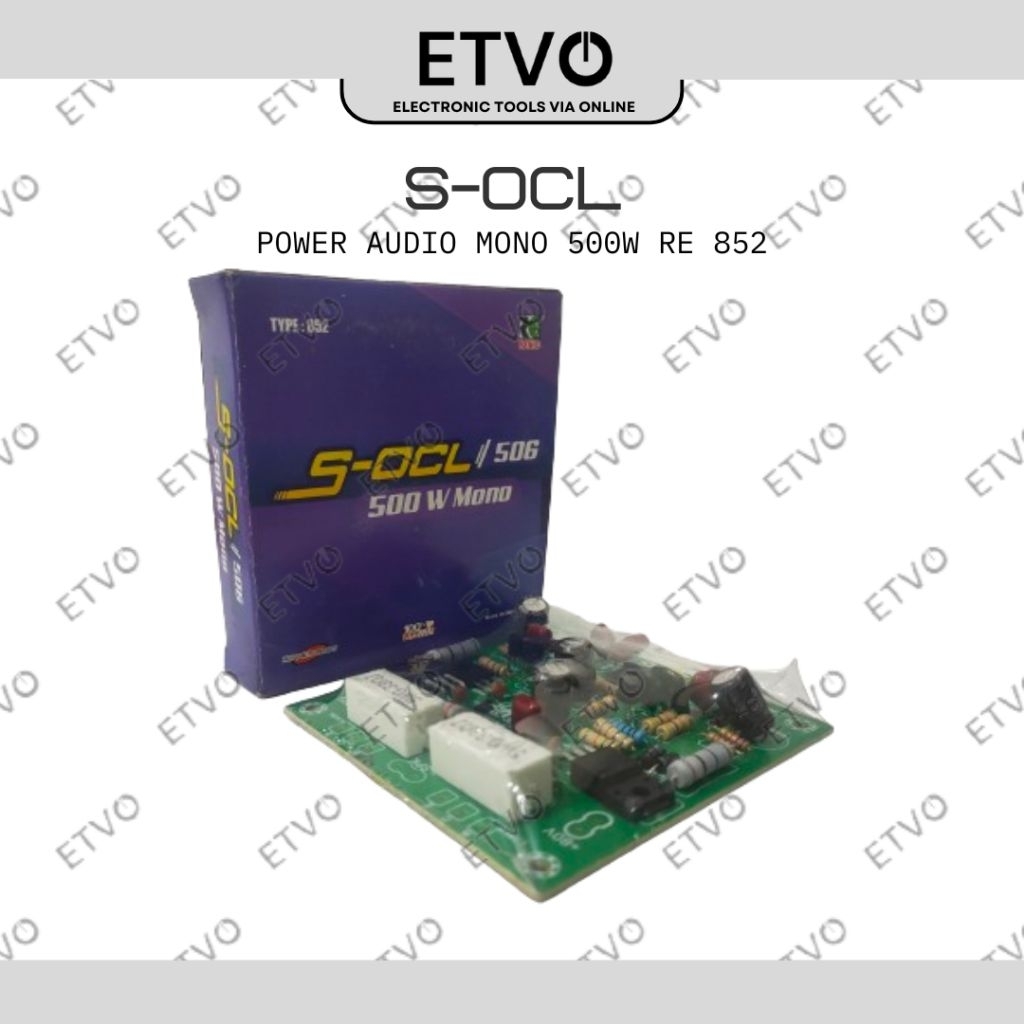 Kit Power Amplifier Mono SOCL 500Watt RE 852