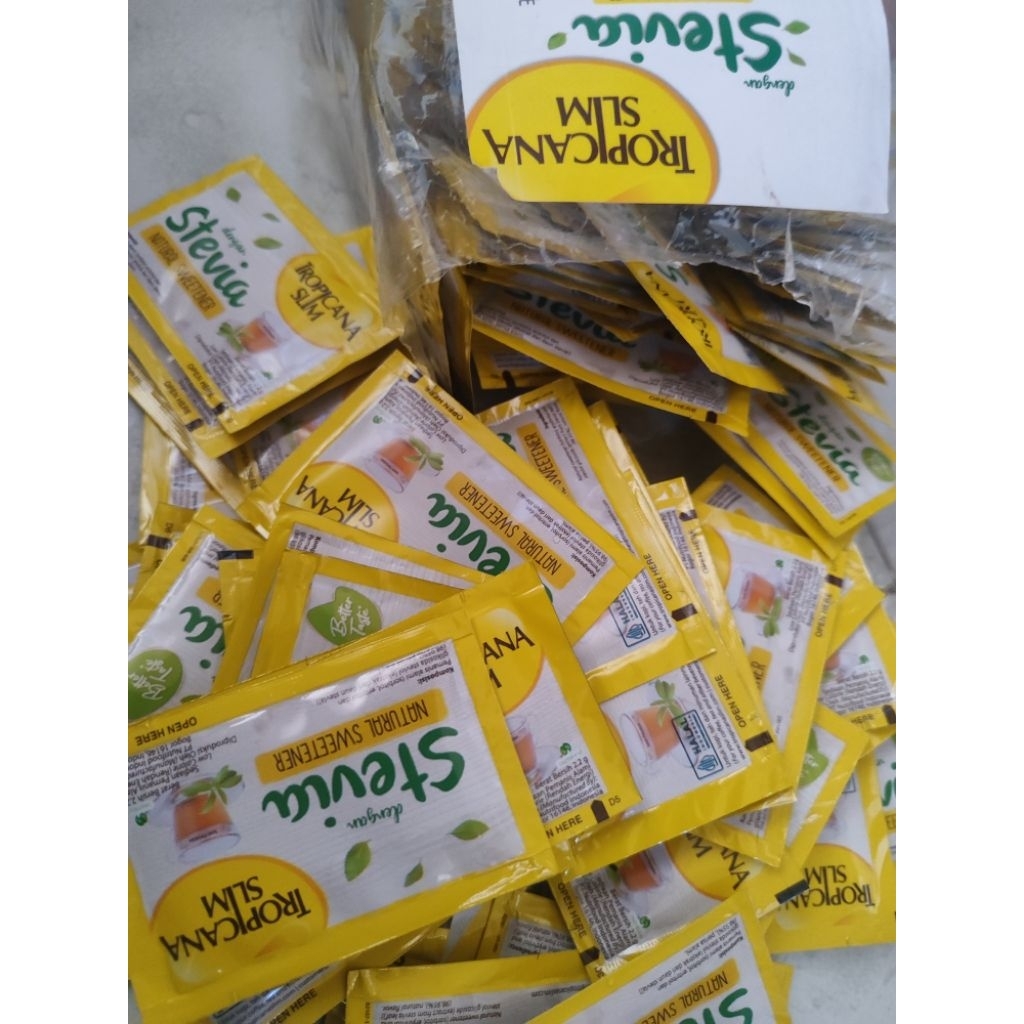 

stevia tropicana slim isi sisa 95pcs