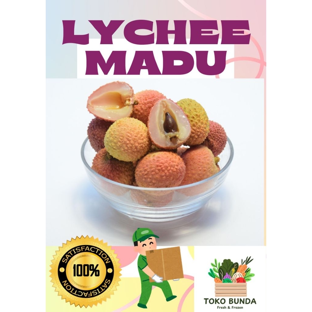 

Leci Madu Lychee Madu Import Manis Segar
