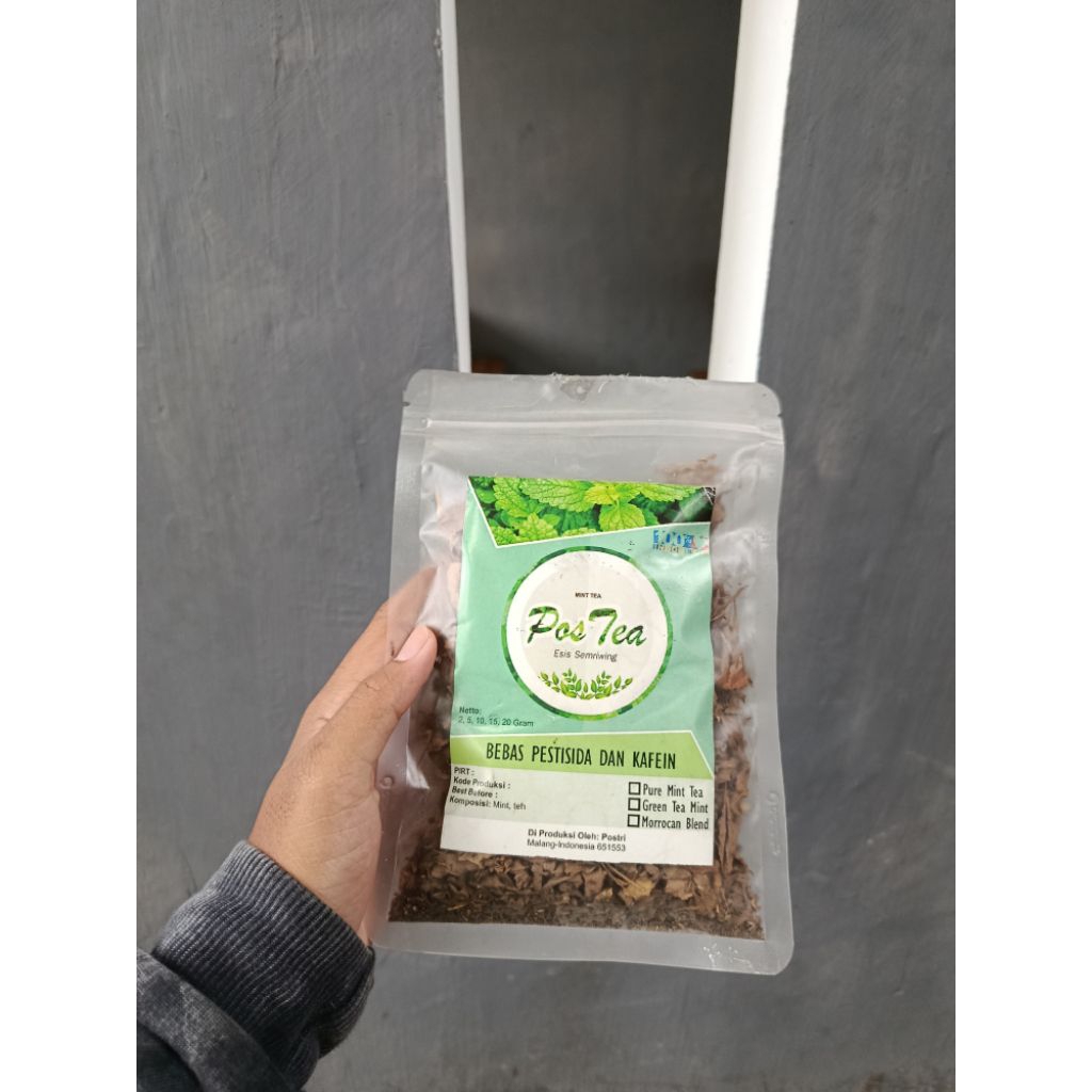 

teh mint herbal alami