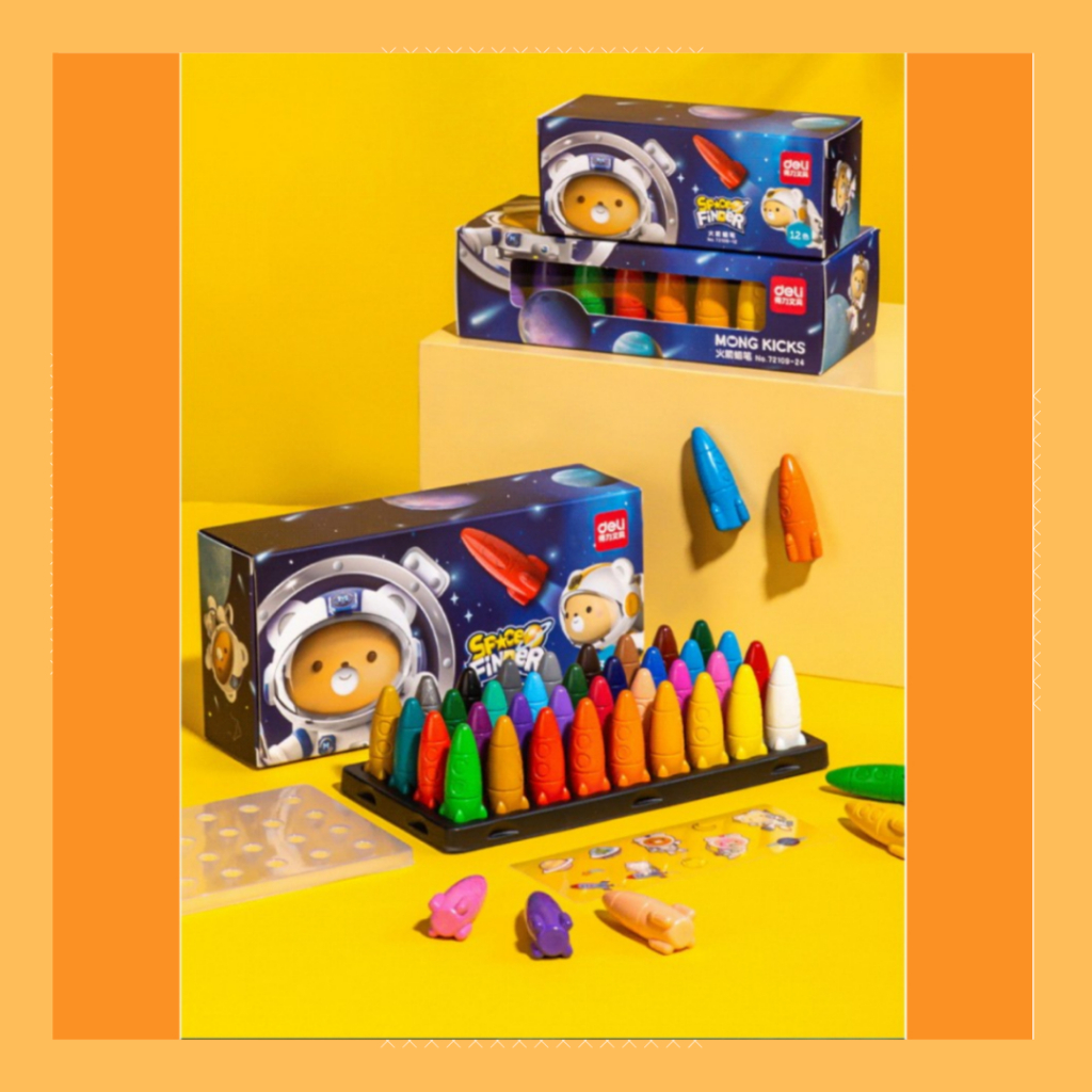 

DELI Crayon rocket 36 warna 72109-36