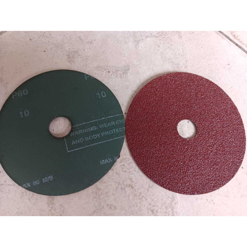 AMPLAS FIBER DISC 4" INCH MATA GERINDA
