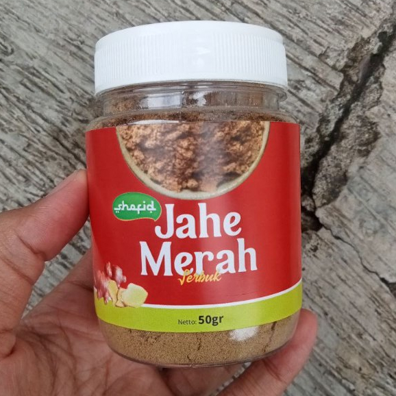 

Jahe Merah Bubuk Premium Quality Isi 50gr Tanpa Campuran 100% Organik / Minuman Instan Jahe Merah