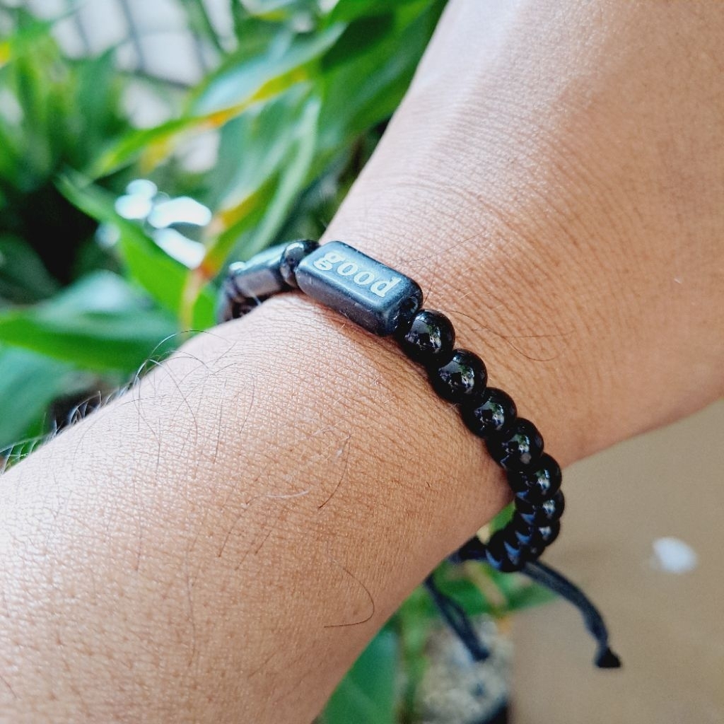 gelang biji hitam Gelang Black Tourmaline