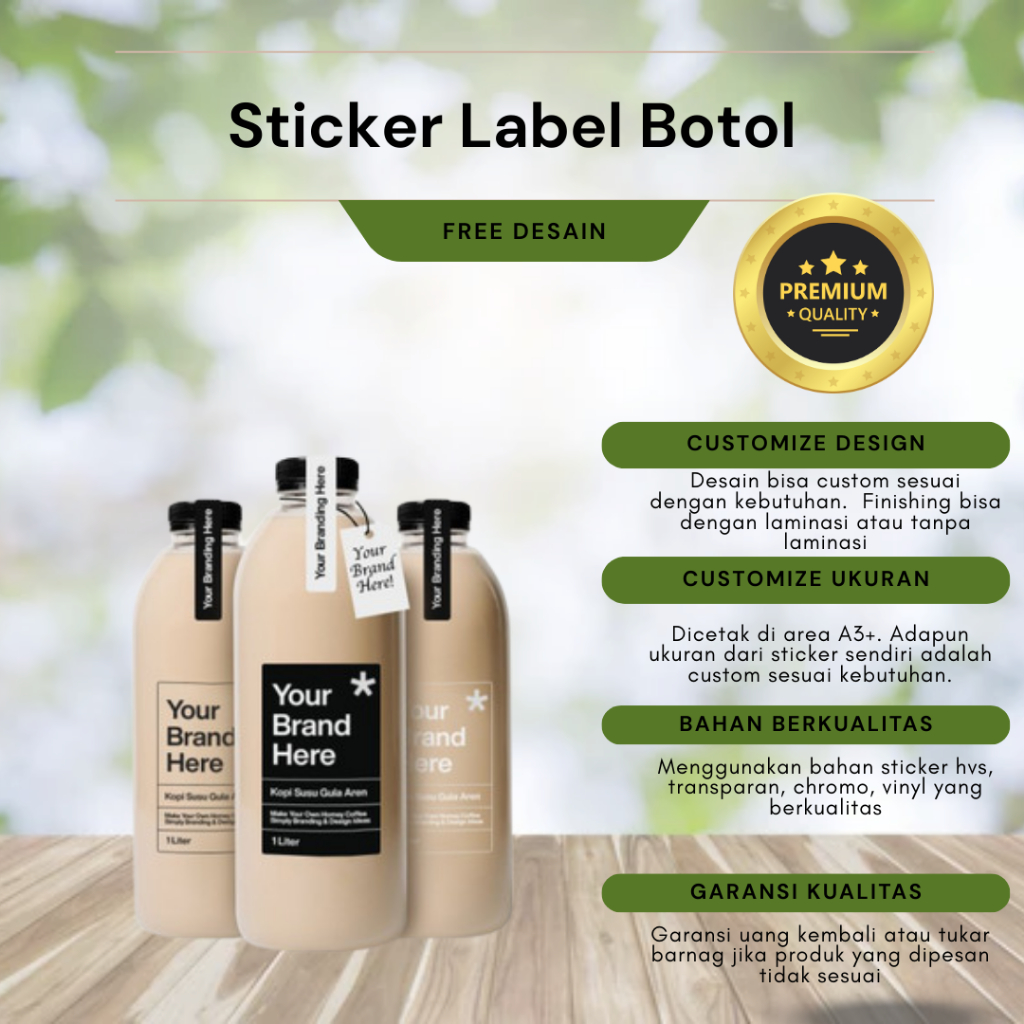 

Sticker Label Botol Custom: Bikin Botol Minumanmu Kamu Jadi Bintang!