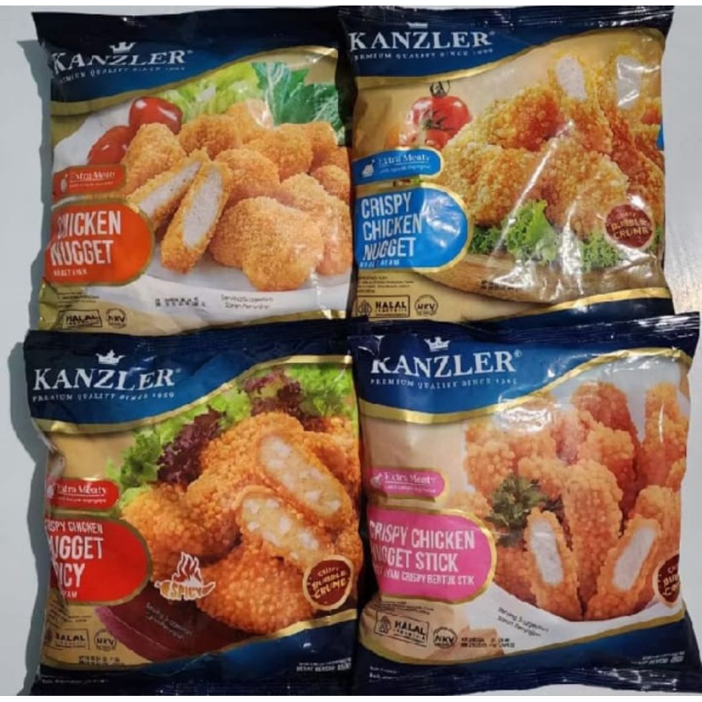 

HALAL Kanzler Chicken Nugget Crispy 450gr / Nuget Kanzler Rasa Ayam