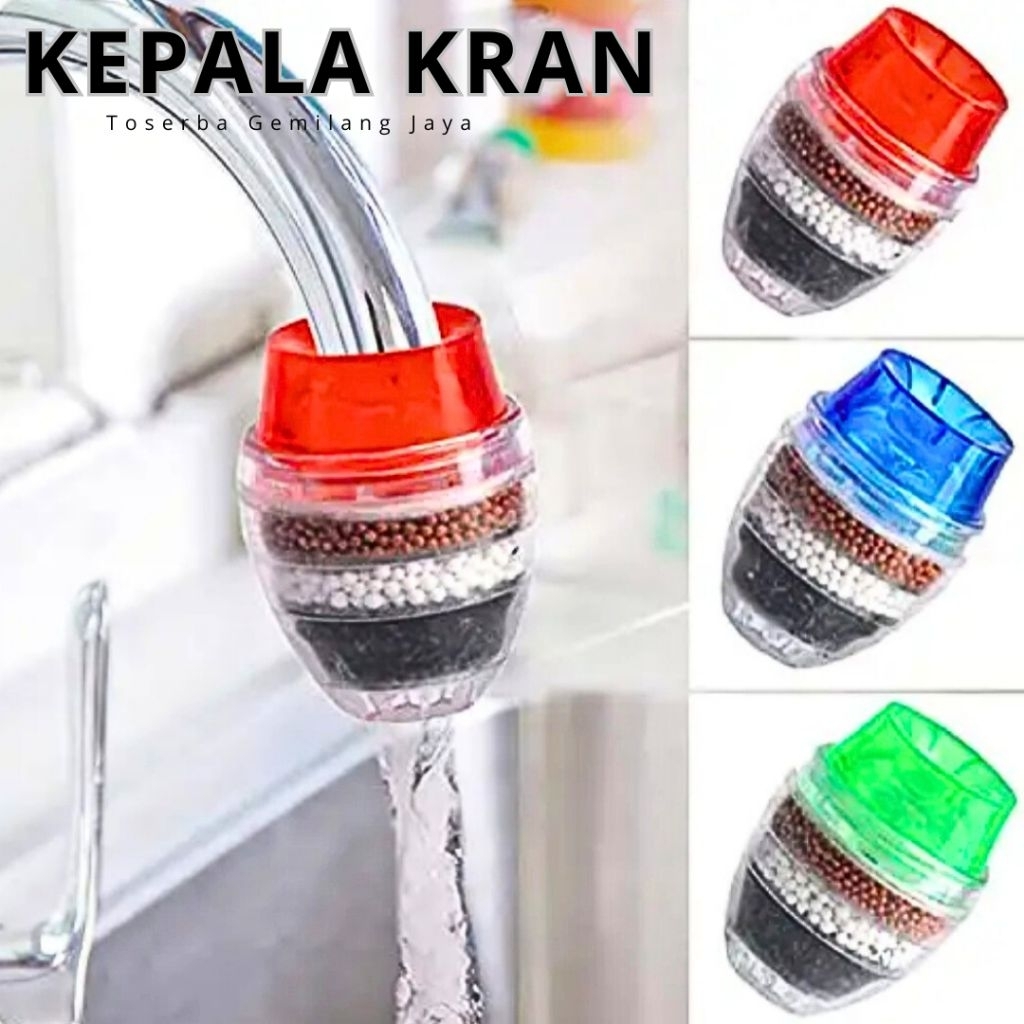 Toserba Gemilang Jaya _ Filter Air Keran Air Filter Penyaring Air Keran Filter Air Keran Kepala Kran