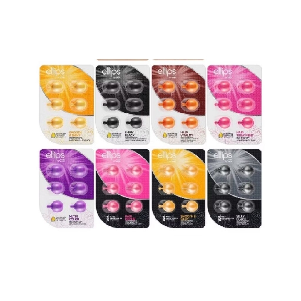 ellips vitamin rambut blister isi 6 || vitamin rambut ellips