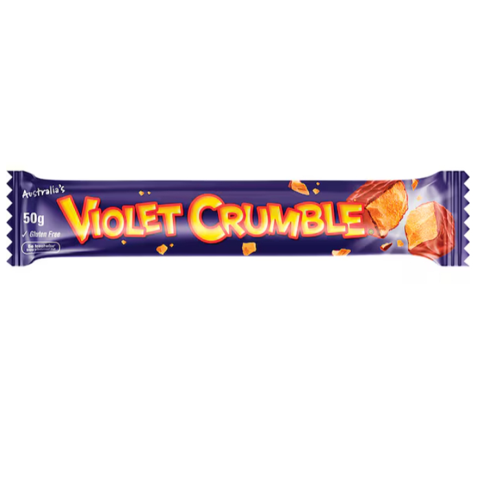 

Violet Crumble Gluten Free Chocolate Bar | 50g Australia / Coklat Australia