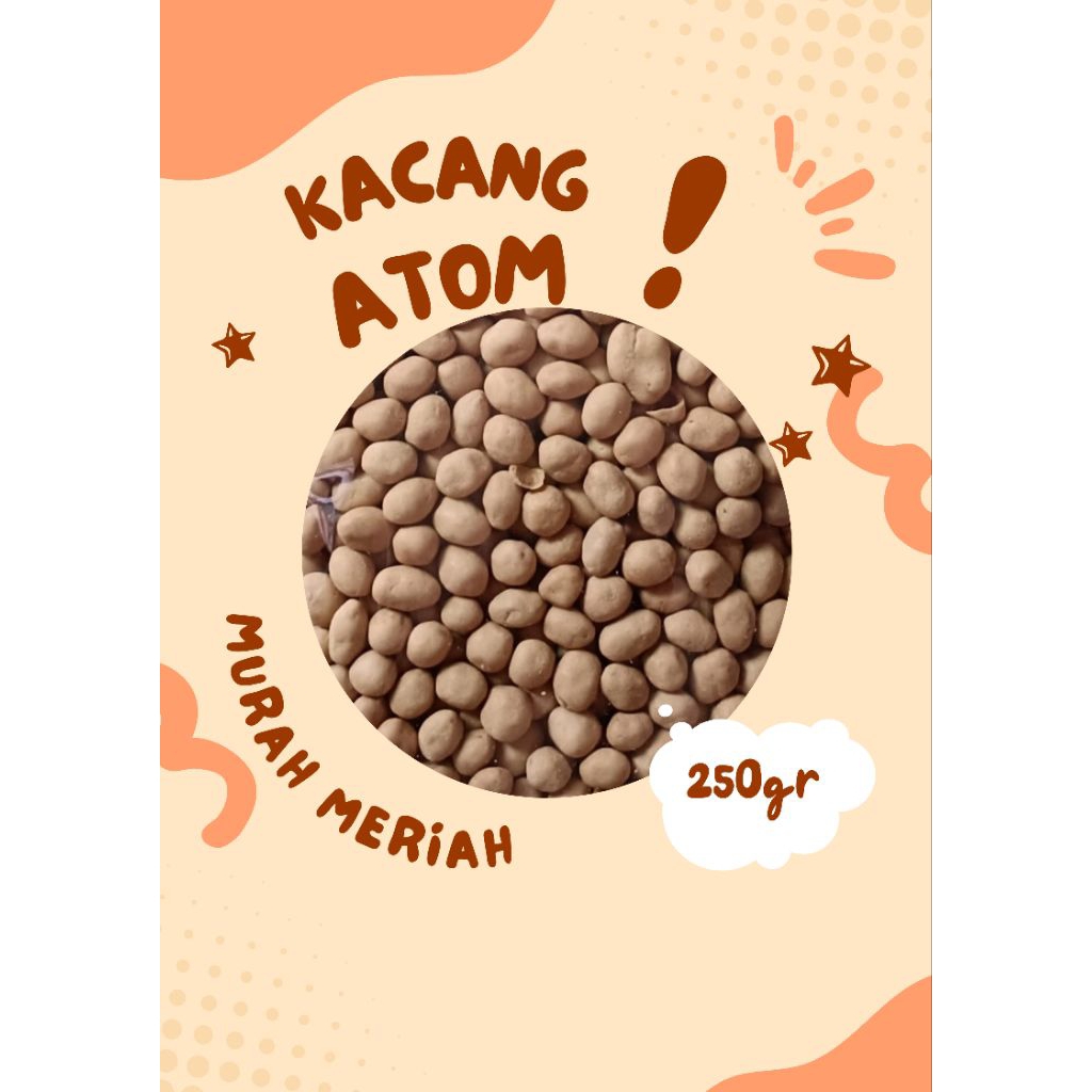 

kacang atom manis asin 250gr