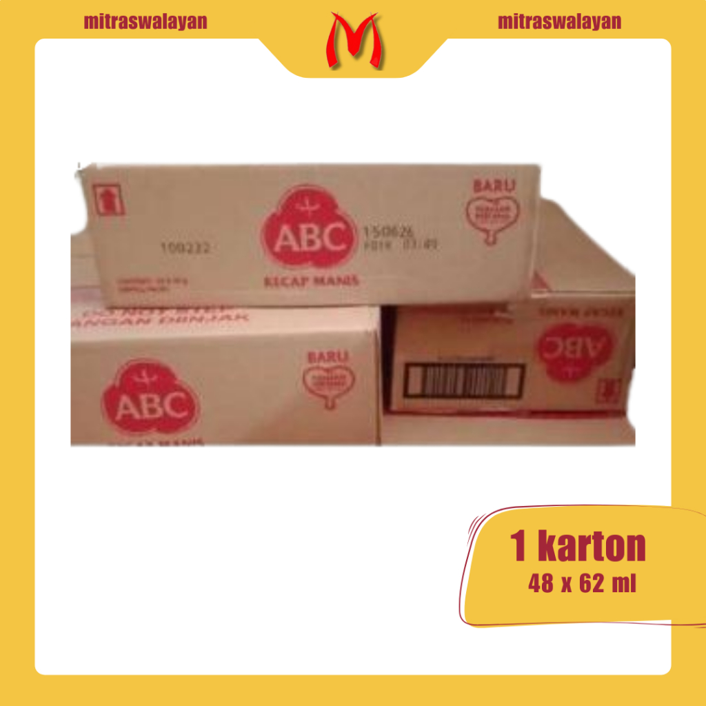 

Kecap Manis ABC Kemasan Refill 62 gr | KEMASAN KARTON ISI 48 PCS