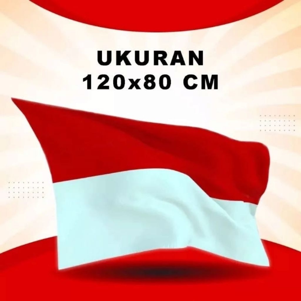 bendera merah putih 120x80