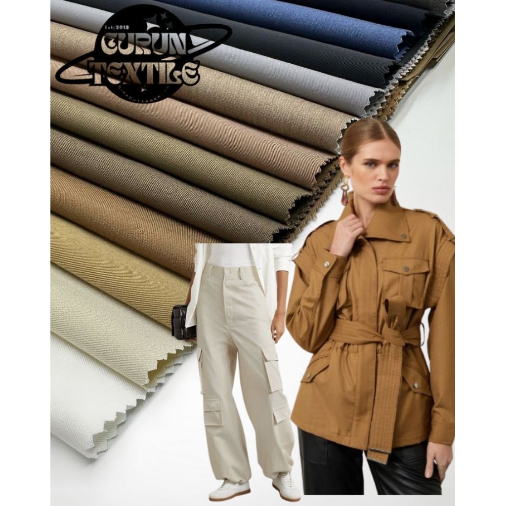 bahan katun twill rafel/kain rafell non street 12  Oz chinos(harga tertera 50cm)