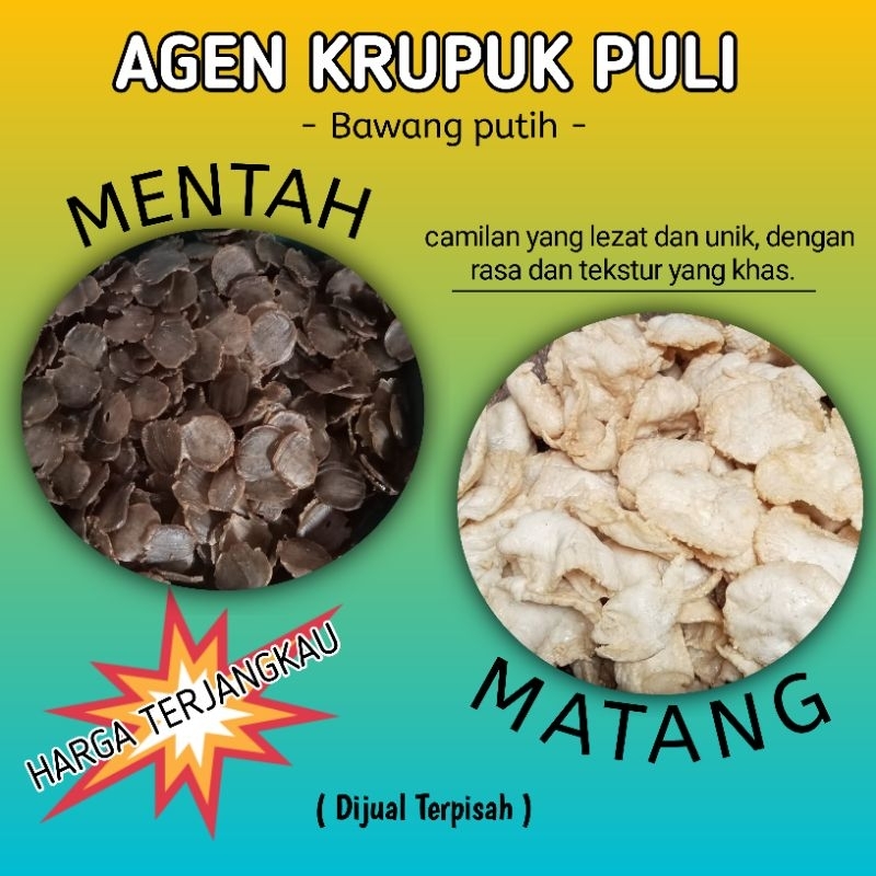 

krupuk puli (Bawang putih)
