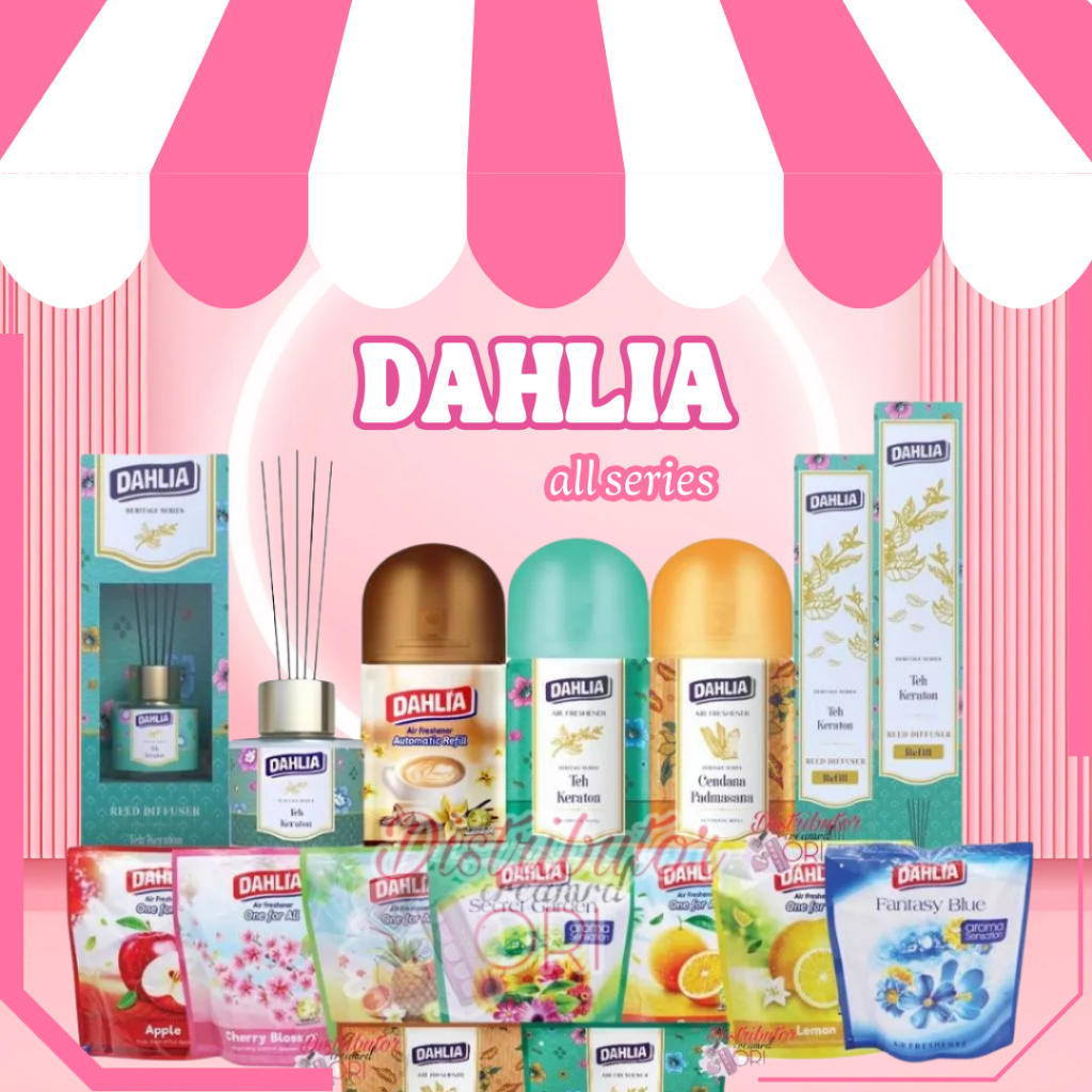 DAHLIA AIR FRESHENER GEL TEH KERATON  | pewangi pengharum ruangan | cendana padmasana teh keraton ch