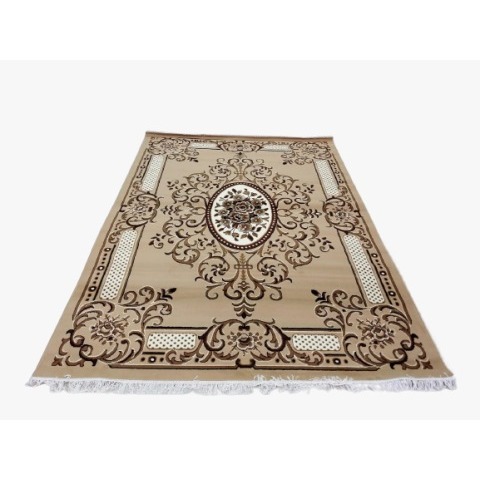 KARPET ALMAYA KARPET LANTAI 115cm MOTIF KLASIK BUNGA