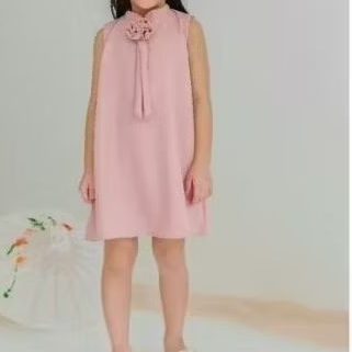 Preloved Baju Imlek Baji Dress Anak Perempuan Dusty Pink